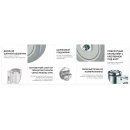 Поворотная колесная опора с тормозом RONEL TPRb 55 (TPRb 55) 