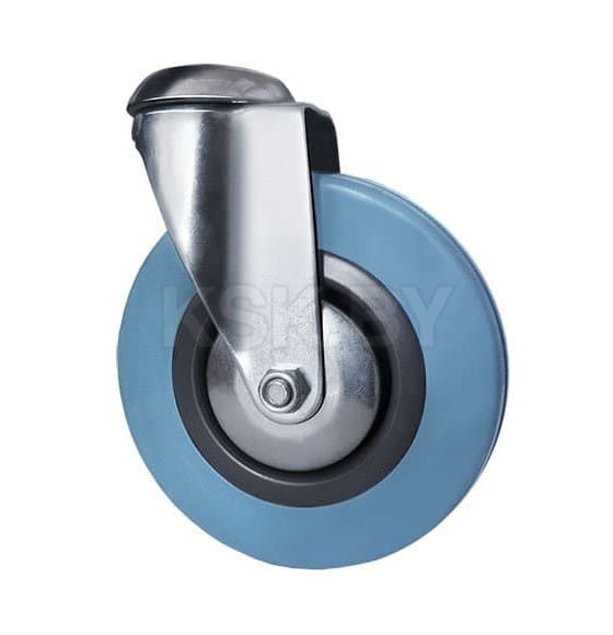 Поворотная колесная опора серая резина под болт (12/25) Longway SChg 55m (SChg 55m) 