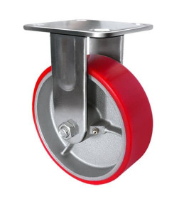 Неповоротная колесная опора Longway б/г полиуретан FCp 80