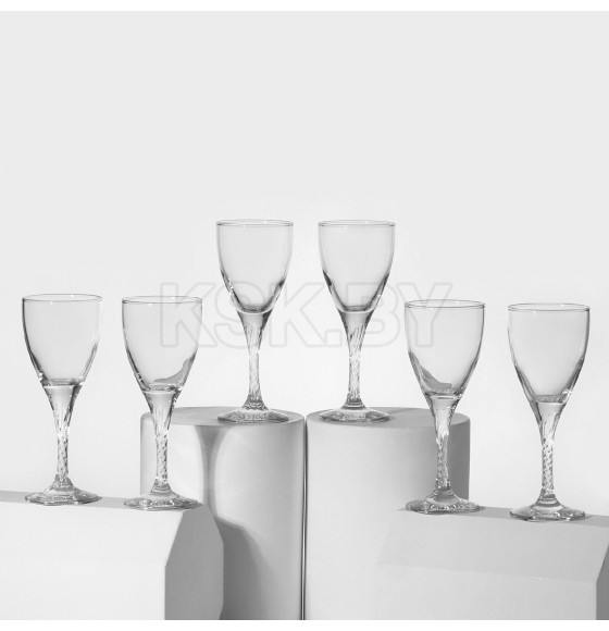 Набор фужеров для вина "Твист" (6 шт.) PASABAHCE 44362 (17172) 