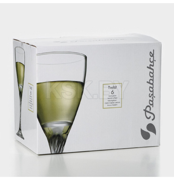 Набор фужеров для вина "Твист" (6 шт.) PASABAHCE 44362 (17172) 