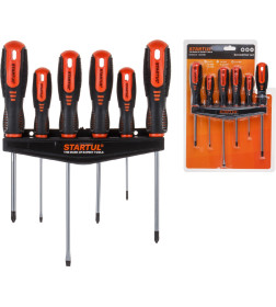Набор отверток (6 предметов) Anti-Slip STARTUL MASTER ST3093-6