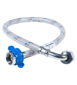 Подводка гибкая для воды угол 1/2”Гх1/2"Г- L-100 см, Нейлон