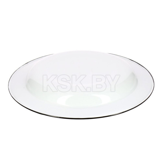 Блюдо "Арабская" белоснежный 2,0 л СТАЛЬЭМАЛЬ 1с6с/К (41903) 