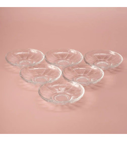 Набор блюдец (6 шт.) PASABAHCE 54451