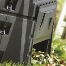 Компостер садовый пластиковый Biocompo 900л, черный IKBI900C-S411 (IKBI900C-S411) 