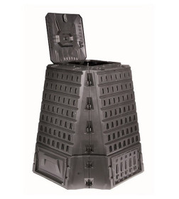 Компостер садовый пластиковый Biocompo 900л, черный IKBI900C-S411