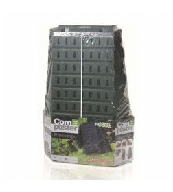Компостер садовый пластиковый Biocompo 900л, черный IKBI900C-S411