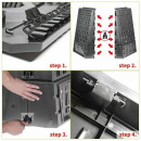 Компостер садовый пластиковый Biocompo 900л, черный IKBI900C-S411 (IKBI900C-S411) 