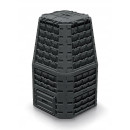 Компостер садовый пластиковый Evogreen Vario 1050л, чёрный (IKEV1050C-S411) 