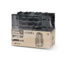 Компостер садовый пластиковый Evogreen Vario 1050л, чёрный (IKEV1050C-S411) 