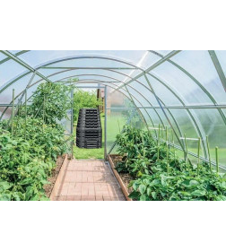 Компостер садовый пластиковый Evogreen Vario 1050л, чёрный