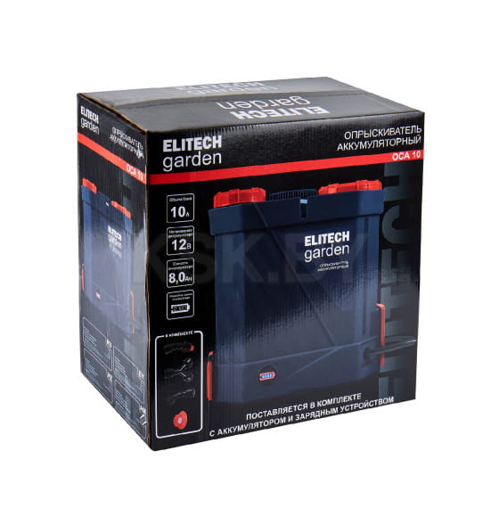 Опрыскиватель аккумуляторный Elitech ОСА 10 (210636) 