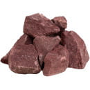 Камень для бани Малиновый кварцит колотый, крупный 20 кг Десятый регион