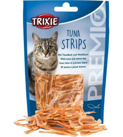 Лакомство "TRIXIE PREMIO" для кошек, ломтики из тунца, без глютена и сахара, 20 г.; Страна пр-ва: Китай