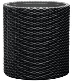 Кашпо для цветов Cylinder Planter L, графит