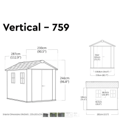 Хозяйственный блок NewtonPlus759/975, серый