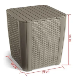 Стол-сундук Luzon table flat wicker capc 060 std