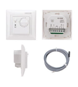 Терморегулятор механический RX-308B (белый) REXANT 51-0562