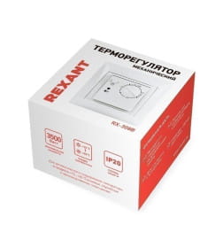 Терморегулятор механический RX-308B (белый) REXANT 51-0562