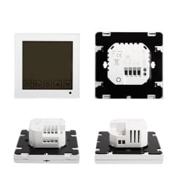 Терморегулятор сенсорный с автоматическим программированием (белый) REXANT R200W 51-0573