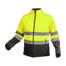 Куртка сигнальная SOFTSHELL EXTER желтая L (52) HOEGERT (HT5K335-L) 