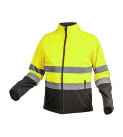 Куртка сигнальная SOFTSHELL EXTER желтая S (48) HOEGERT