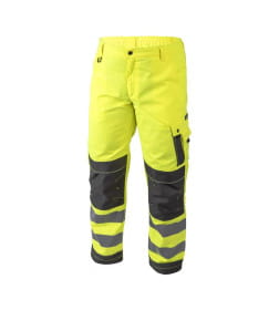Брюки сигнальные желтые WERSE 2XL (56), HOEGERT