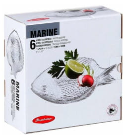 Набор селедочниц "Марин" (6пр.) 10256 мал.