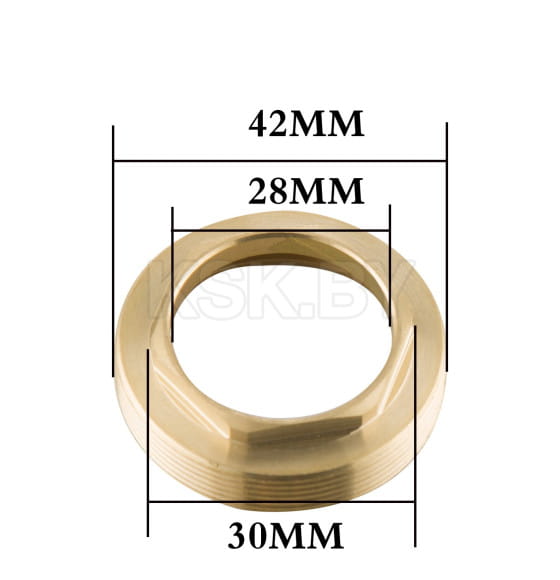 Гайка прижимная для картриджа латунная 35 мм Fashun A33501 (A33501) 
