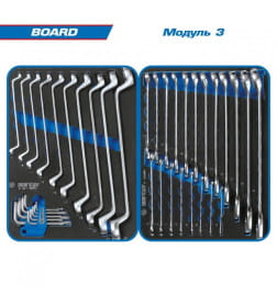 Набор инструментов "BOARD" в красной тележке (325 предметов) KING TONY 934-325AMR