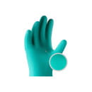 Перчатки К80 Щ50 нитриловые защитные промышленные, размер 8/М (зеленые) JetaSafety JN711-08-M (JN711-08-M) 