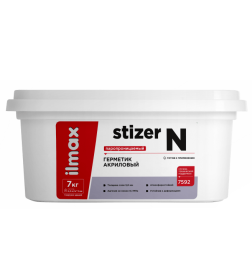 Герметик акриловый, паропроницаемый "ilmax stizer N" 7кг.