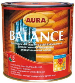 Защита для древесины AURA Balance mahagon (махагон),  0,9 л