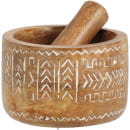 Ступка с пестиком деревянная (манго) 10х6,5 см A65005540 (A65005540) 
