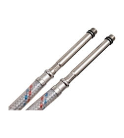 Подводка для смесителей (штуцер 106/100 мм) 1/2” х M10 L-60 см Нейлон (ПАКЕТ) ЦС