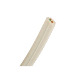 Кабель телефонный 2 жилы 100 м CCA белый (ШТЛП-2) REXANT 01-5001-3