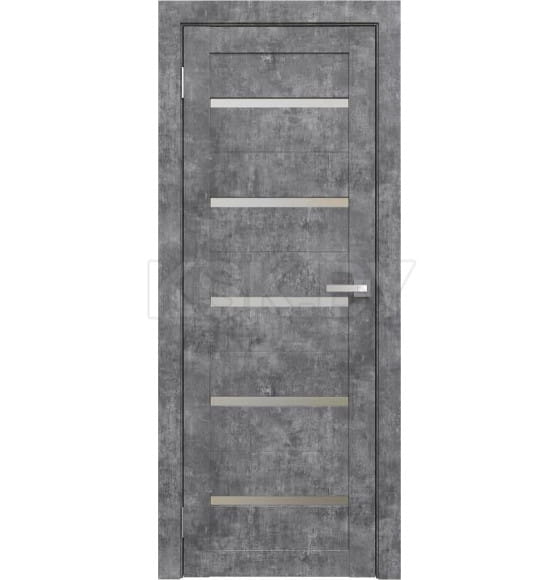 Полотно Амати М01, 800х2000, Экошпон,Бетон светлый,мателюкс матовое