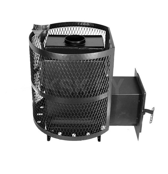 Печь банная "Тайга 16" (закрытая каменка,сетчатый кожух) (Тайга 16) 