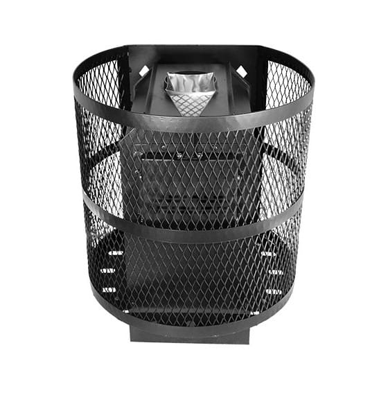 Печь банная "Тайга 16" (закрытая каменка,сетчатый кожух) (Тайга 16) 