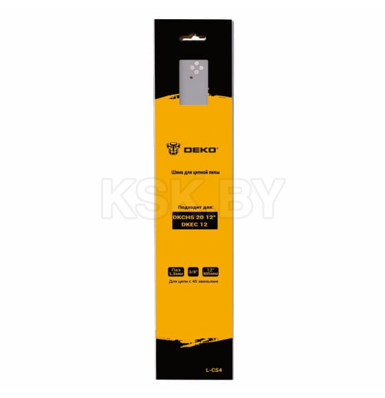 Шина 30 см 12" 3/8" 1,3 мм 45 зв. DEKO CS4 063-4375 (063-4375) 