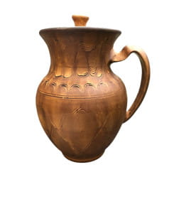 Кувшин из красной глины 25с0.4489/2.0-1 НХП