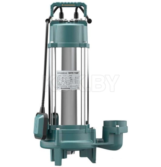 Насос дренажно-фекальный вихревой с измельчителем GRANDFAR GV1804K (GV1804K(GR)) 