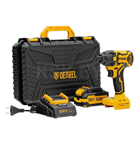 Винтоверт ударный аккумуляторный Denzel  CIDH-BL-20-270 (26514) 