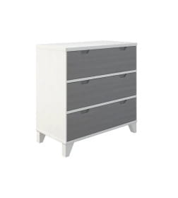 Комод "СОНЯ" (массив) Белый/Серый