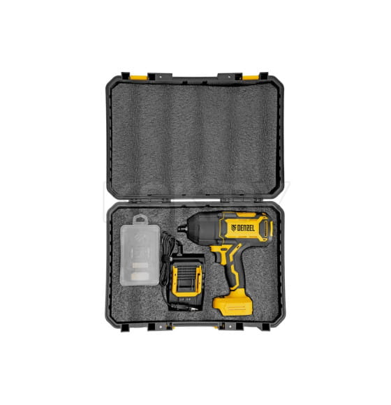 Гайковерт ударный аккумуляторный Denzel CIWH-BL-20-1000 (26520) 