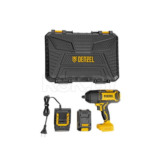Гайковерт ударный аккумуляторный Denzel CIWH-BL-20-1000 (26520) 