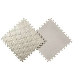 Пазл-коврик Calviano EVA 60х60х1,2 см бежевый (4 шт.)