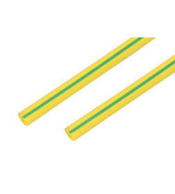 Трубка термоусаживаемая 20,0/10,0 мм 1 м (желто-зеленая) REXANT 22-0007
