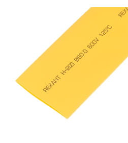 Трубка термоусаживаемая 60,0/30,0 мм 1 м (желтая) REXANT 25-0062